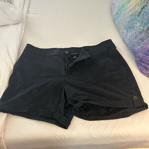 Women's Black Jean Shorts